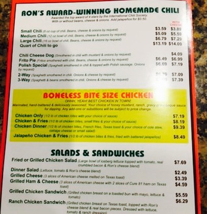 Ron's Hamburgers & Chili