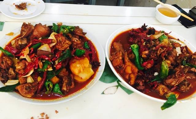 精品大盘鸡拌面