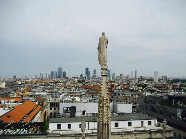 米兰大教堂露台