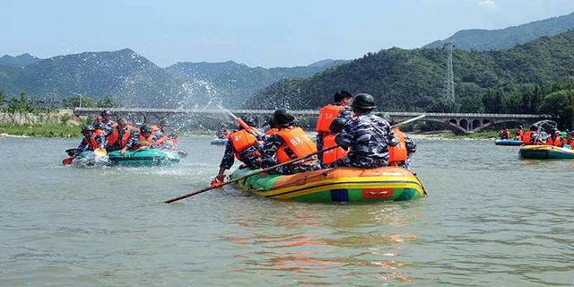 西峡灌河军事漂流