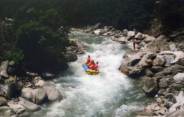 遂昌黄金谷漂流