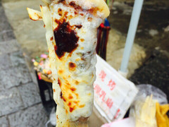 现烤大理乳扇地摊