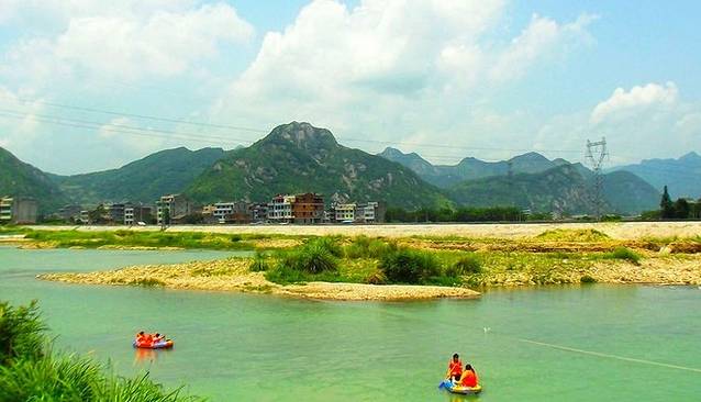 雁荡五虎山漂流