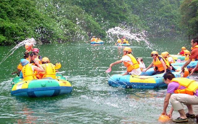 白河漂流