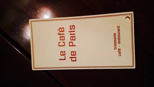 LE CAFÉ DE PARIS