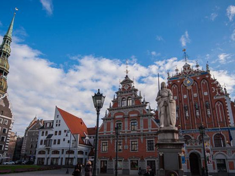 riga town hall square旅遊景點圖片