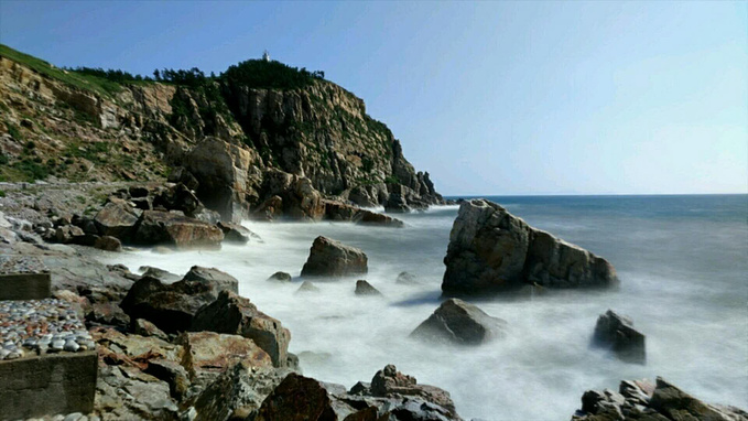 青山碧海砣矶月,十万彩石映夕阳-长岛旅游攻略-游记-去哪儿攻略