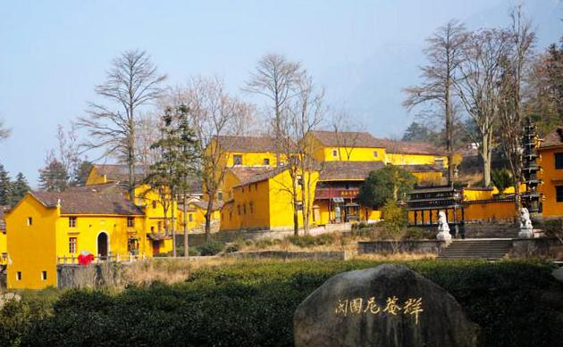 九华山风景区-闵园尼庵群