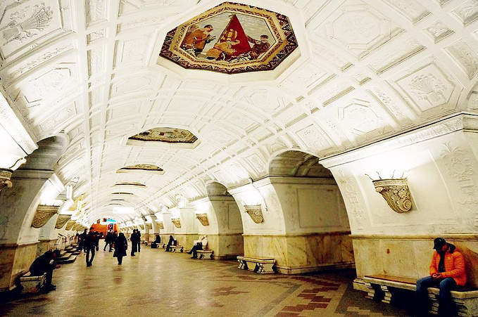 莫斯科地铁图片