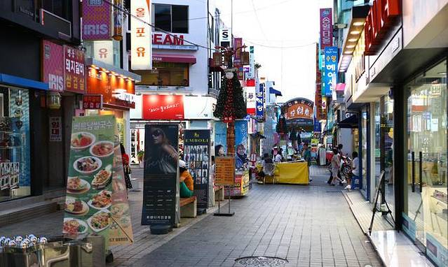 明洞购物街