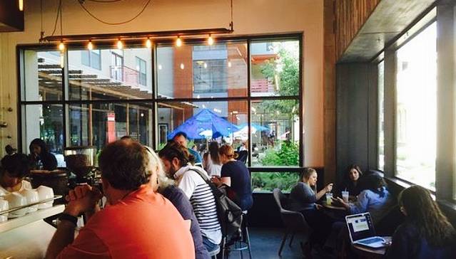 Local Coffee at the Pearl Brewery