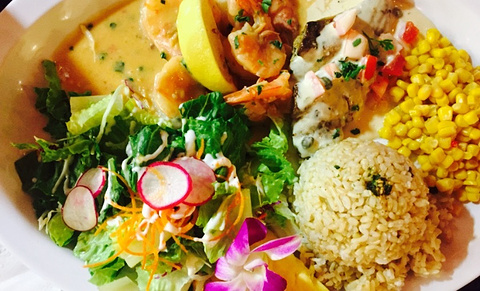Blue Water Shrimp Truck, Aloha Tower