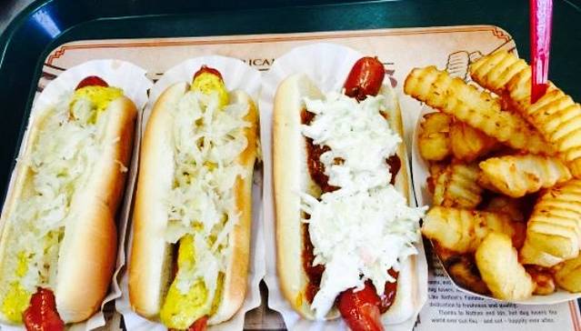 Famous Nathan's Hotdogs