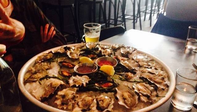 Seaside Metal Oyster Bar