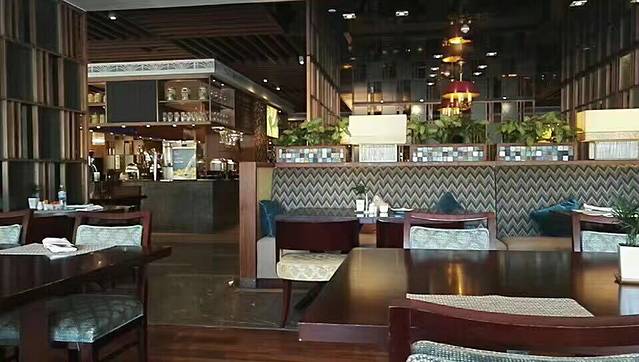 海口喜来登酒店·椰风西餐厅·海鲜烤肉·煎牛排烤羊腿·刺身