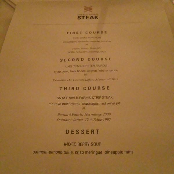 Charlie Palmer Steak NYC