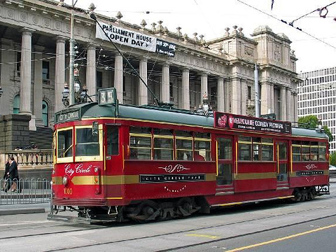 老式环城有轨电车