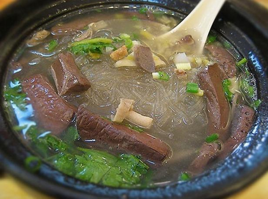 原味鸭血粉丝汤