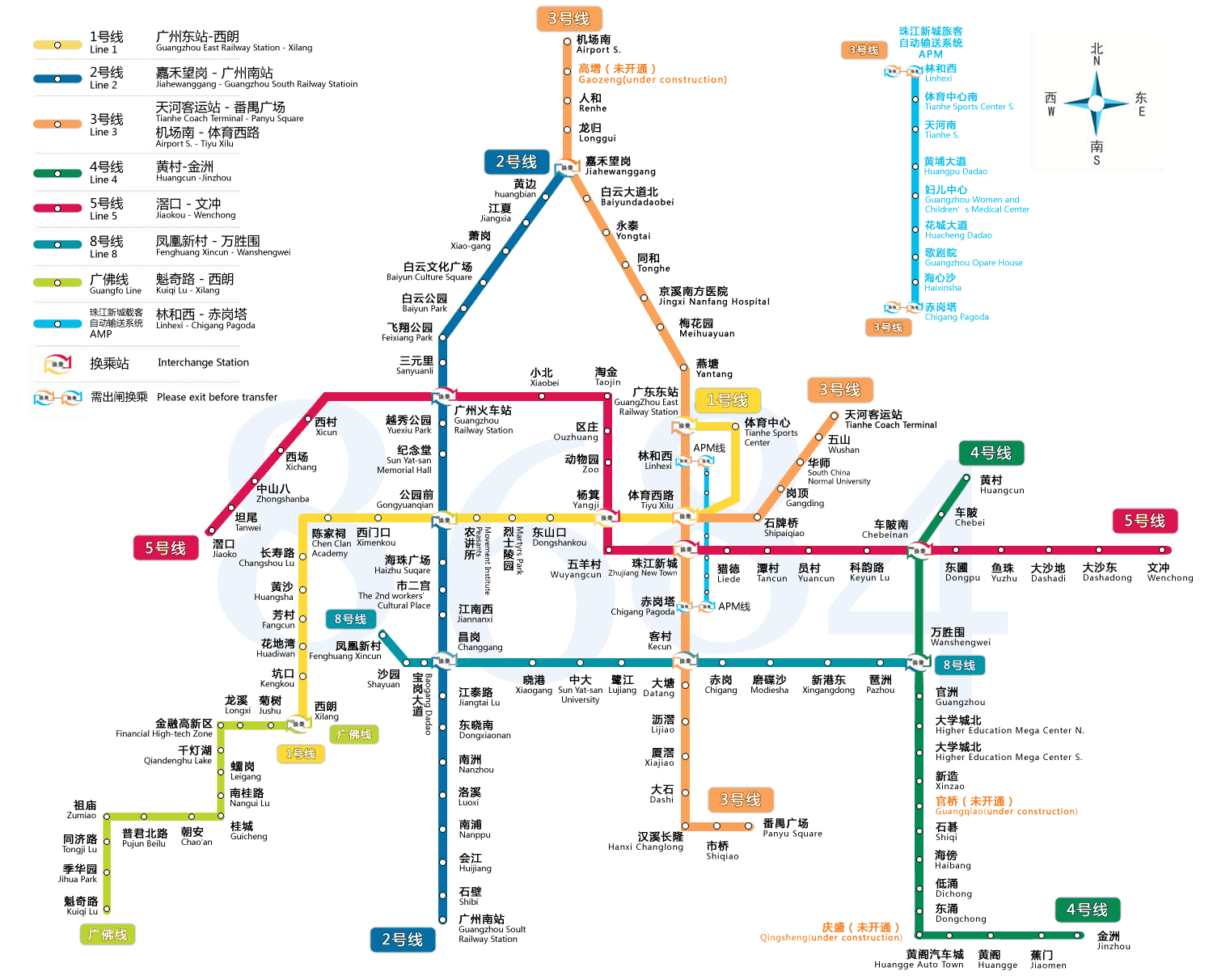 西安地铁线路图