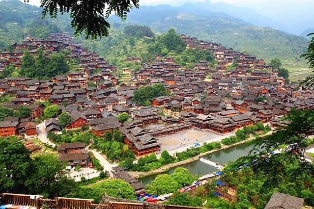 西江千户苗寨景区-观景台