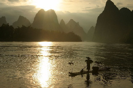 漓江风景区-黄布倒影