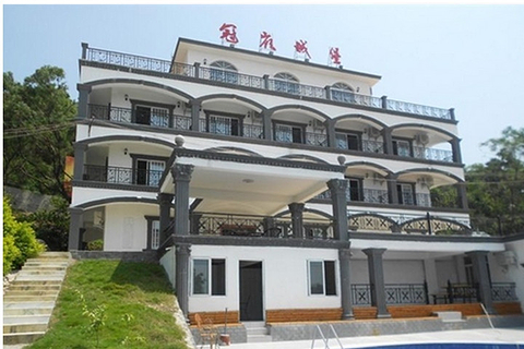 仅268元,售价568元北海冠岭城堡酒店海景标准双人房1晚住宿