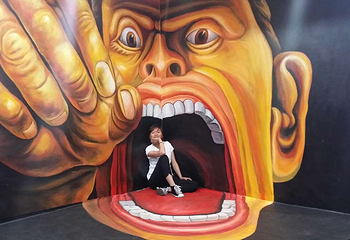 大雁塔3D魔幻画展第 13 张图片