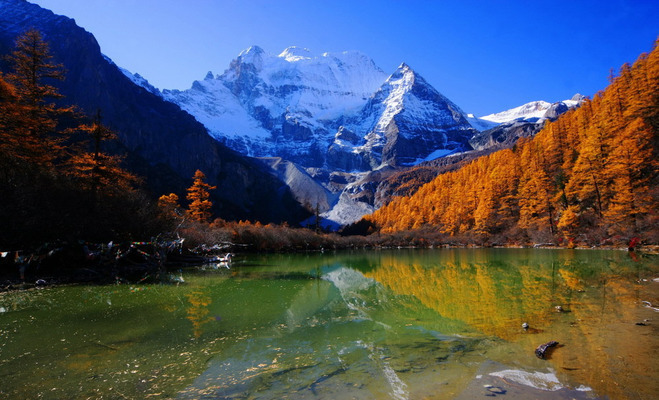 成都/稻城亚丁-海螺沟双汽七日游,纯玩团无购物/无自费(包含:亚丁景点