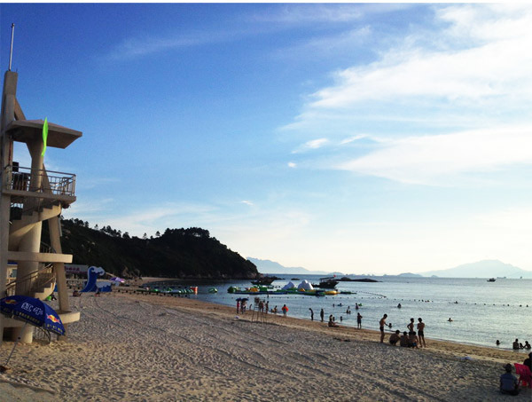 迷人的沙滩:惠州巽寮湾(入住金海湾嘉华度假酒店,豪华园林/亲水/湾景