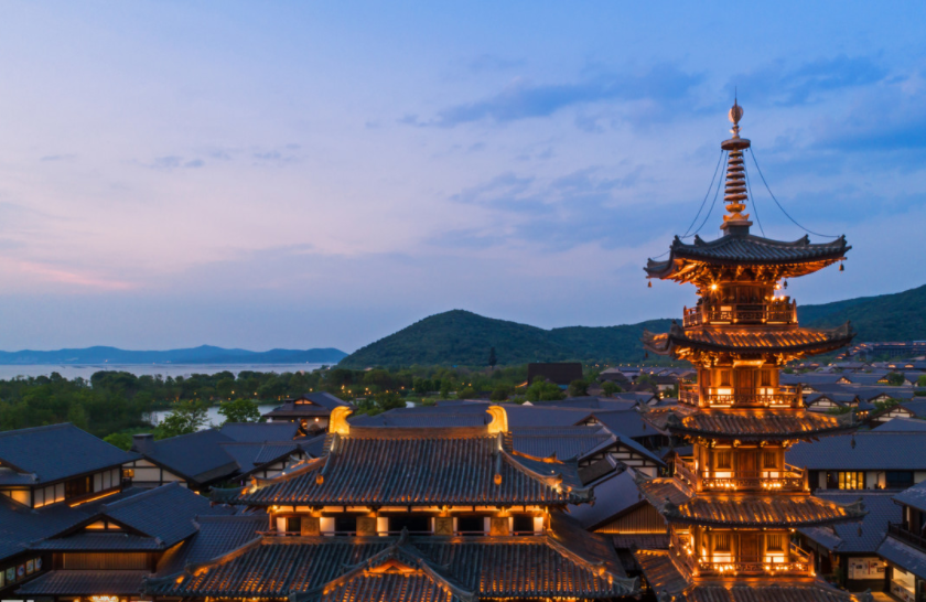 五星酒店 纯玩|拈花湾 西湖游船喝茶 千古情黄浦江游船