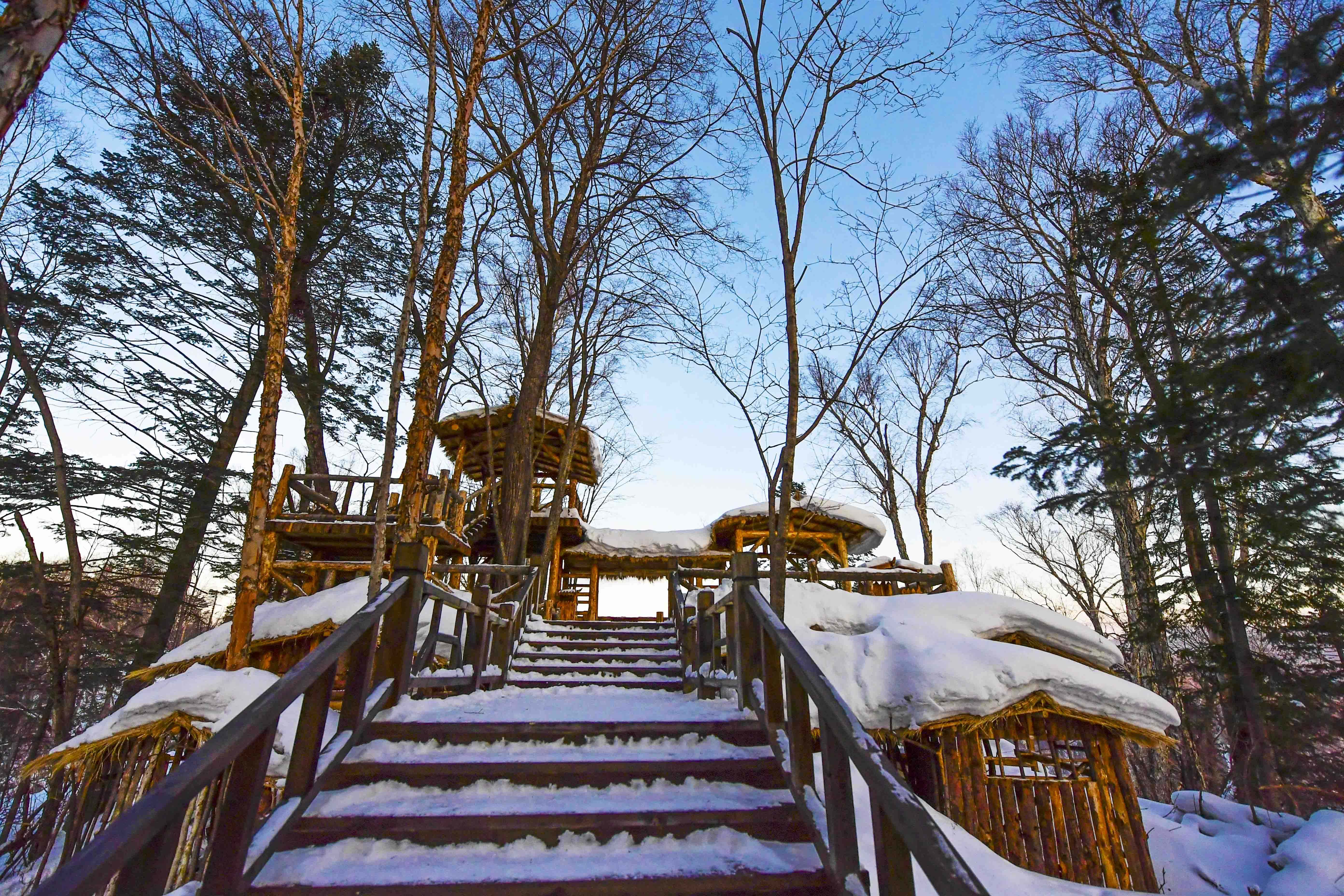 棒槌山观光木栈道